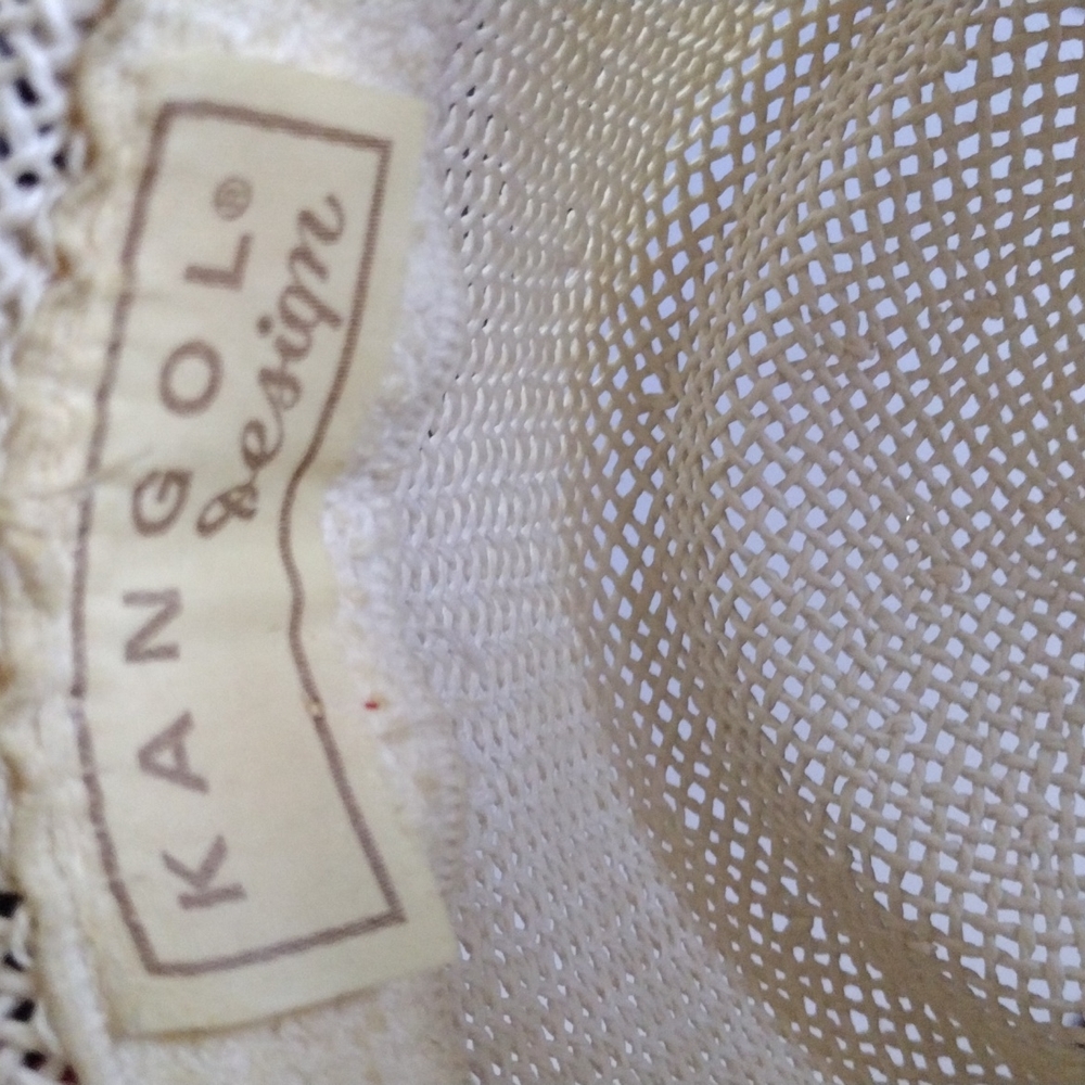 Kangol Unisex Straw Panama Hat w/ Colorful Linen Band EUC - Picture 11 of 16